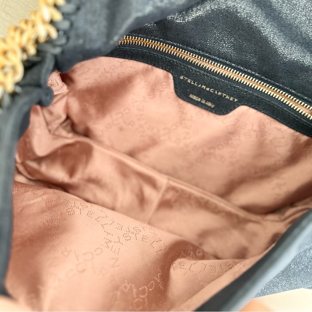 STELLA MCCARTNEY Falabella Shoulder Bag Navy - Picture 12 of 12
